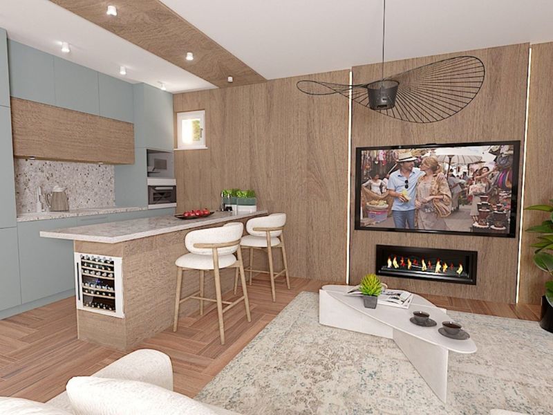 Konyhatervezés: a nappalit is érdemes hozzá tervezni